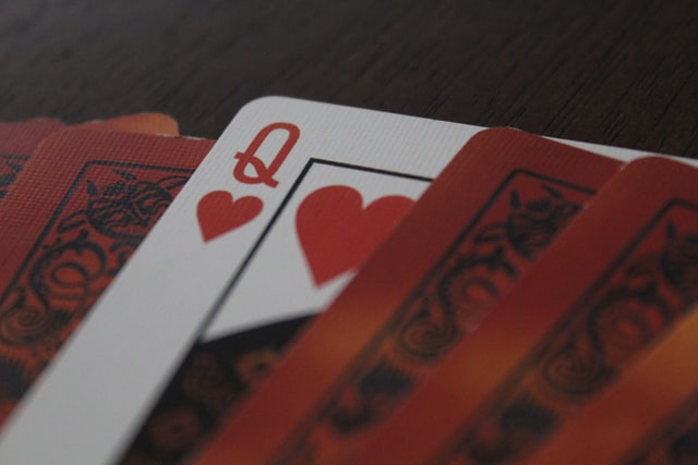 Queen playing card